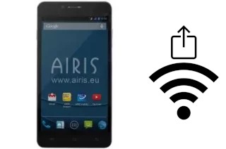 Como gerar um código QR com a senha Wifi em um Airis TM55Q