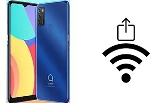 Como gerar um código QR com a senha Wifi em um alcatel 1S (2021)