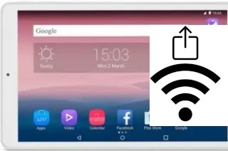 Como gerar um código QR com a senha Wifi em um Alcatel OneTouch Pixi 3 (10)