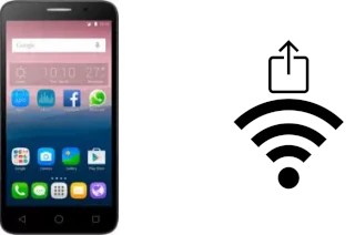 Como gerar um código QR com a senha Wifi em um Alcatel OneTouch Pop 3 (5) 3G