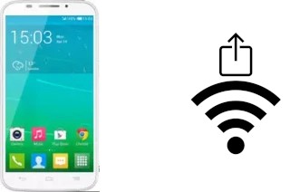 Como gerar um código QR com a senha Wifi em um Alcatel OneTouch Pop S7