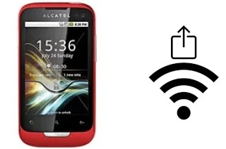 Como gerar um código QR com a senha Wifi em um alcatel OT-985