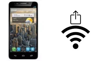 Como gerar um código QR com a senha Wifi em um alcatel One Touch Idol