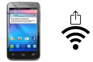 Como gerar um código QR com a senha Wifi em um alcatel One Touch M'Pop