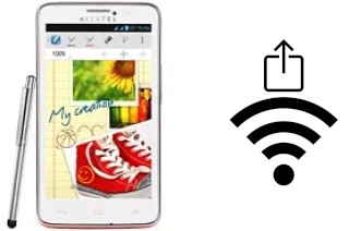 Como gerar um código QR com a senha Wifi em um alcatel One Touch Scribe Easy