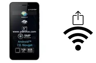 Como gerar um código QR com a senha Wifi em um Allview A8 Lite