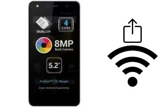 Como gerar um código QR com a senha Wifi em um Allview A9 Lite