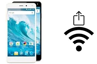 Como gerar um código QR com a senha Wifi em um Allview E4