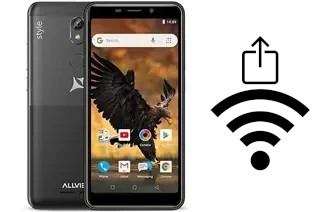 Como gerar um código QR com a senha Wifi em um Allview P10 Style