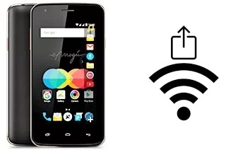 Como gerar um código QR com a senha Wifi em um Allview P4 eMagic