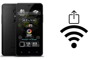 Como gerar um código QR com a senha Wifi em um Allview P4 Pro