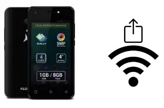 Como gerar um código QR com a senha Wifi em um Allview P43 Easy