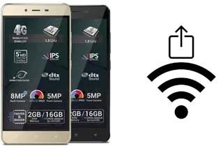 Como gerar um código QR com a senha Wifi em um Allview P7 Pro