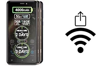 Como gerar um código QR com a senha Wifi em um Allview P9 Energy mini