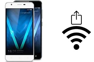 Como gerar um código QR com a senha Wifi em um Allview V2 Viper