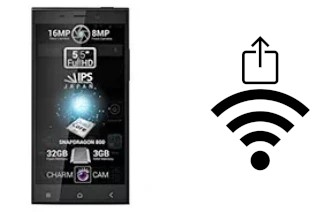 Como gerar um código QR com a senha Wifi em um Allview X1 Xtreme