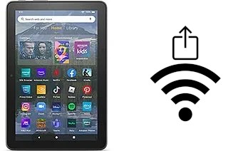 Como gerar um código QR com a senha Wifi em um Amazon Fire HD 8 Plus (2022)