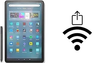 Como gerar um código QR com a senha Wifi em um Amazon Fire Max 11