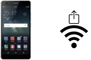 Como gerar um código QR com a senha Wifi em um Amigoo A5000