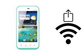 Como gerar um código QR com a senha Wifi em um AMOI Amoi N816