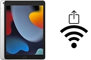 Como compartilhar a senha Wifi de um Apple iPad 10.2 (2021) sem digitá-la