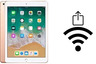 Como compartilhar a senha Wifi de um Apple iPad 9.7 (2018) sem digitá-la