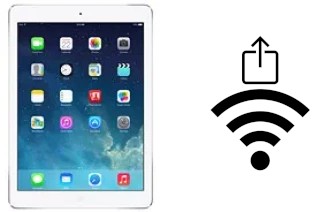 Como compartilhar a senha Wifi de um Apple iPad Air sem digitá-la