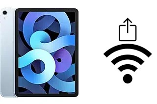 Como compartilhar a senha Wifi de um Apple iPad Air (2020) sem digitá-la