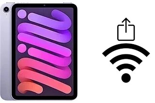 Como compartilhar a senha Wifi de um Apple iPad mini (2021) sem digitá-la