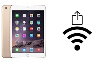 Como compartilhar a senha Wifi de um Apple iPad mini 3 sem digitá-la