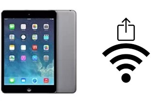 Como compartilhar a senha Wifi de um Apple iPad mini 2 sem digitá-la