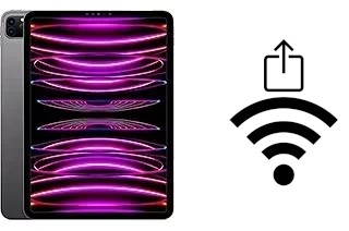 Como compartilhar a senha Wifi de um Apple iPad Pro 11 (2022) sem digitá-la