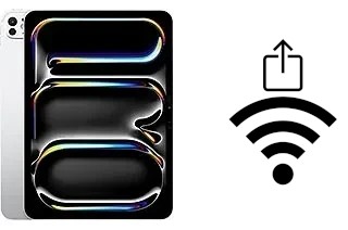 Como compartilhar a senha Wifi de um Apple iPad Pro 11 (2024) sem digitá-la