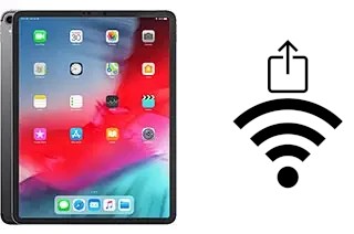 Como compartilhar a senha Wifi de um Apple iPad Pro 12.9 (2018) sem digitá-la