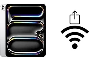 Como compartilhar a senha Wifi de um Apple iPad Pro 13 (2024) sem digitá-la