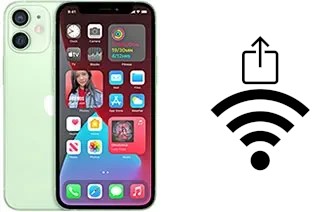 Como compartilhar a senha Wifi de um Apple iPhone 12 mini sem digitá-la