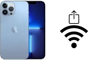 Como compartilhar a senha Wifi de um Apple iPhone 13 Pro Max sem digitá-la