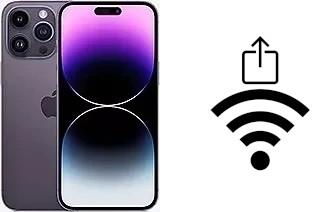 Como compartilhar a senha Wifi de um Apple iPhone 14 Pro Max sem digitá-la