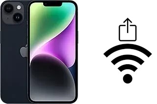 Como compartilhar a senha Wifi de um Apple iPhone 14 sem digitá-la