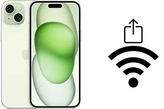 Como compartilhar a senha Wifi de um Apple iPhone 15 Plus sem digitá-la