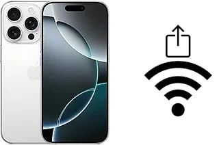 Como compartilhar a senha Wifi de um Apple iPhone 16 Pro sem digitá-la