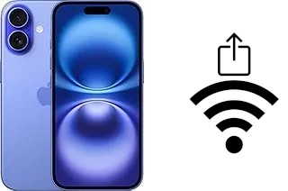 Como compartilhar a senha Wifi de um Apple iPhone 16 sem digitá-la