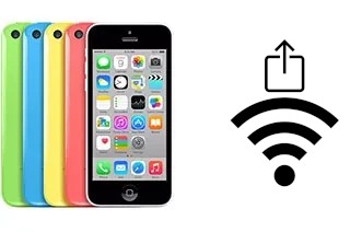 Como compartilhar a senha Wifi de um Apple iPhone 5c sem digitá-la