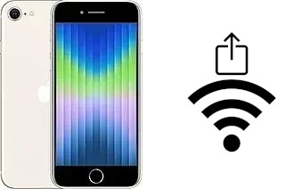 Como compartilhar a senha Wifi de um Apple iPhone SE (2022) sem digitá-la