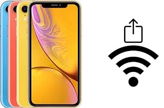 Como compartilhar a senha Wifi de um Apple iPhone XR sem digitá-la