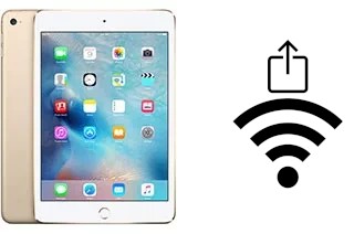 Como compartilhar a senha Wifi de um Apple iPad mini 4 sem digitá-la