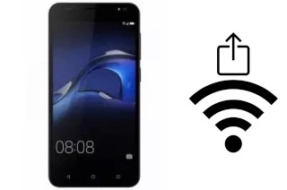 Como gerar um código QR com a senha Wifi em um Aqua Mobile Jazz S1