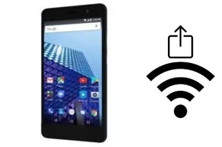 Como gerar um código QR com a senha Wifi em um Archos 40 Access