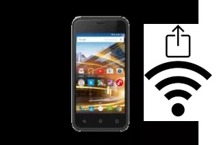 Como gerar um código QR com a senha Wifi em um Archos 40 Neon