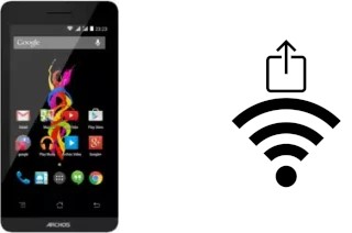 Como gerar um código QR com a senha Wifi em um Archos 40d Titanium